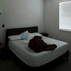 Queen bed with mattress