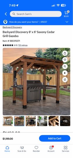 Grill gazebo from samsclub