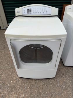 GE Profile High-Efficiency Washer & Electric Dryer Set – Works Great