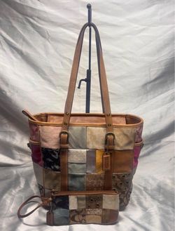 Vintage Coach Patchwork Set