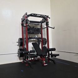 Vesta Pro Series 2in1 Squat Rack | Functional Trainer | 400lb Weight Stack | Commercial Grade | Gym Equipment | FREE DELIVERY🚚 🔴