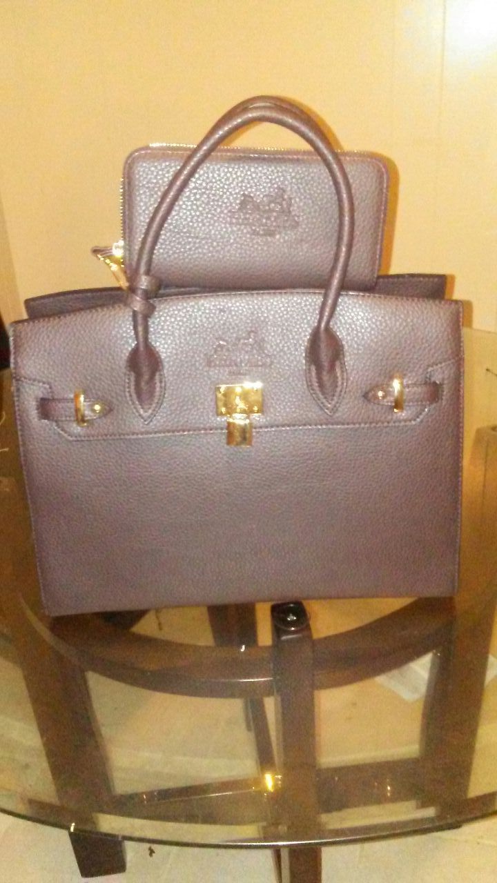 Hermes bag and wallet