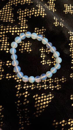 Moon stone stretchy bracelet