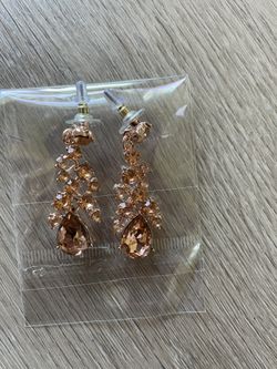 Rose Gold Dangle Earrings – New