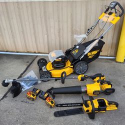 Dewalt Flexvolt Lawn Set
