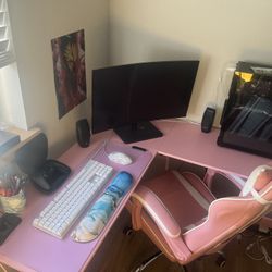Pink Gaming Setup