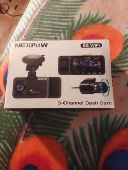 Nexpow 3-Channel 4K Dash Cam with 5G WiFi