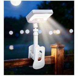 Solar LED Outdoor Clamp Spotlight