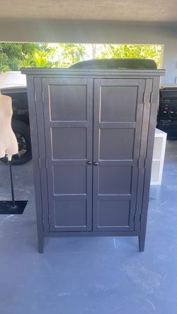 Armoire black painted