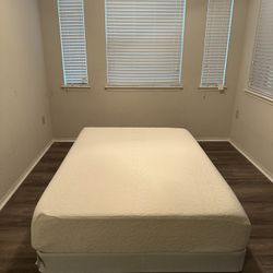 Queen Mattress + Box Spring + Bed Frame 