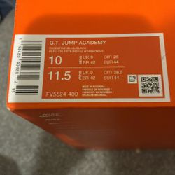 G.T JUMP ACADEMY BLUE SIZE 10