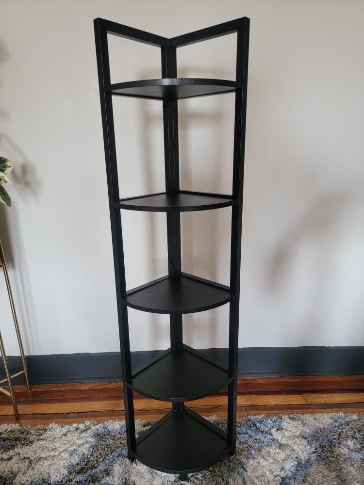 Black Corner Shelf