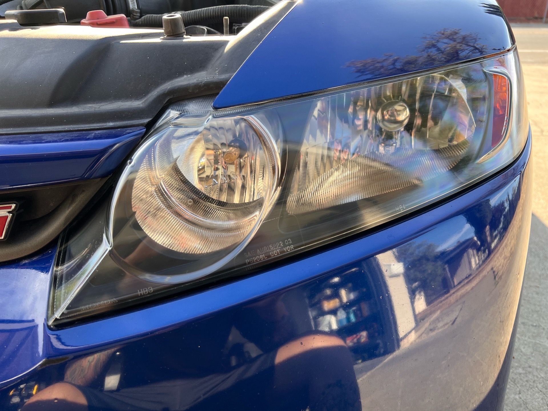 Fiji Blue Pearl Civic FA5 Front and Rear End OEM Parts