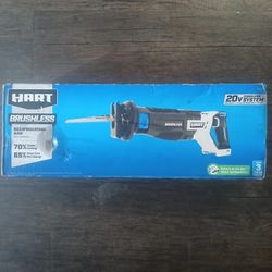 HART 20V Brushless Reciprocating Saw (Tool Only, No Battery or Charger) – Brand New Open Box