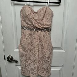 Pink Lace Dress Size 4 