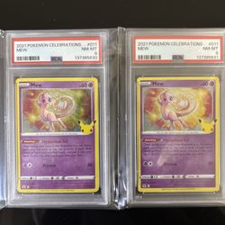 Pokemon Mew PSA 8 Sub-Sequential