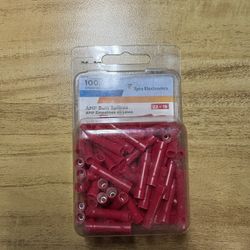 Butt Splices Vinyl 22-18 AWG 100/Clam