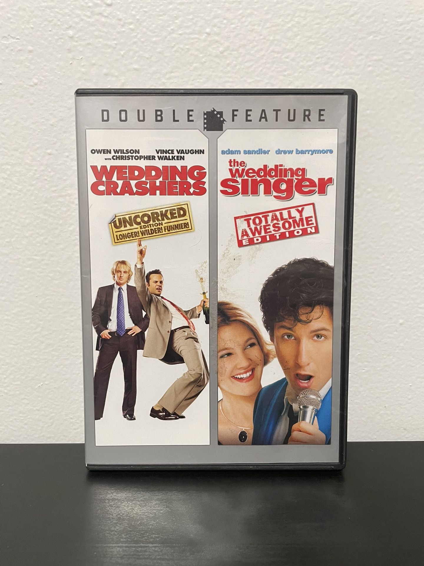 Wedding Crashers / Singer DVD Double Feature Uncorked Totally Awesome Sandler
