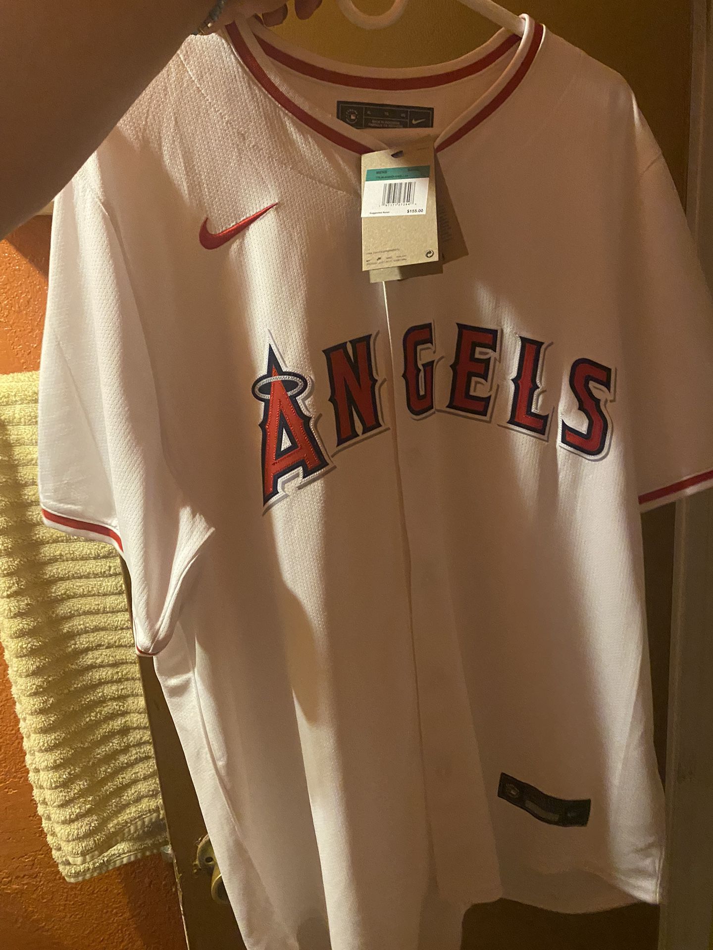 Angels Baseball Jersey Size Xl 