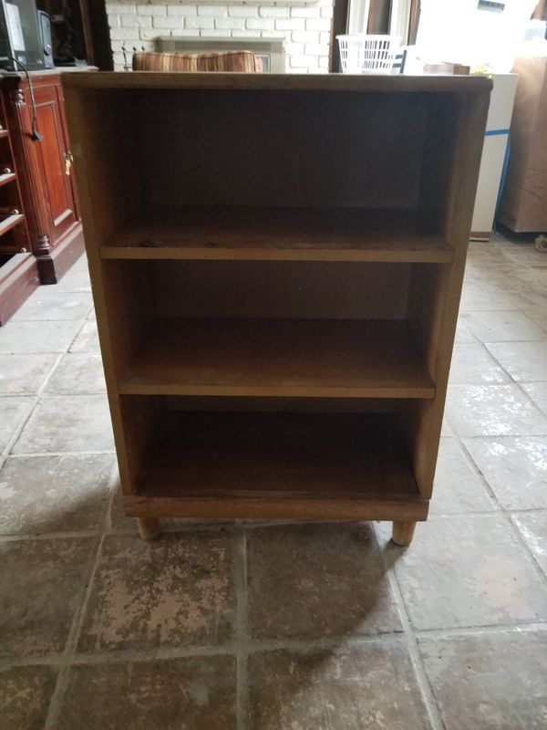 WOOD BOOKCASE for Sale in Houston, TX - OfferUp
