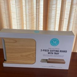 Martha Stewart 2 Piece Cutting Board with Tray