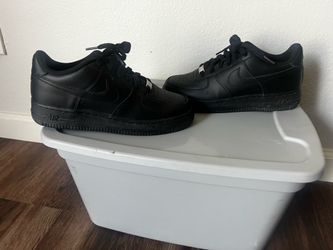 Nike all black Air Force 1’s