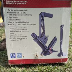 Husky pneumatic flooring nailer stapler pick up only