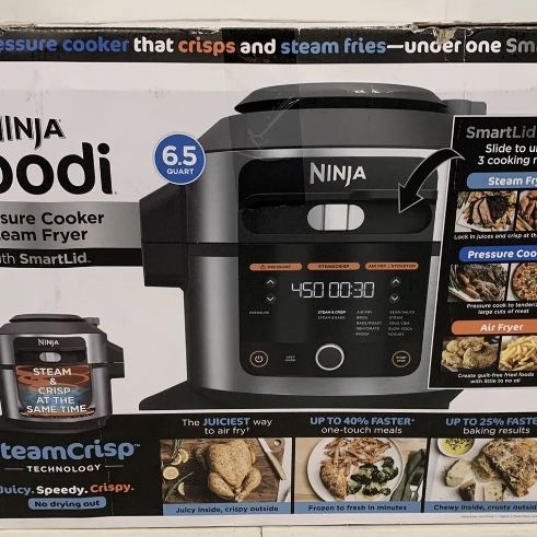 Ninja OL501 Foodi 6.5 Qt. 14-in-1 Pressure Cooker Steam Fryer - appliances  - by owner - sale - craigslist