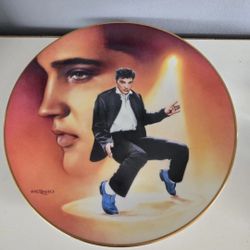 Elvis Presley "Blue Suede Shoes" Collectors Plate #2 (729) 1992 Nate Giorgio " 