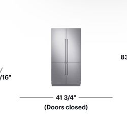 ❄️ NEW Dacor - 23.5 Cu Ft 4-Door Flex French Door Built In Panel Ready Refrigerator PANEL READY