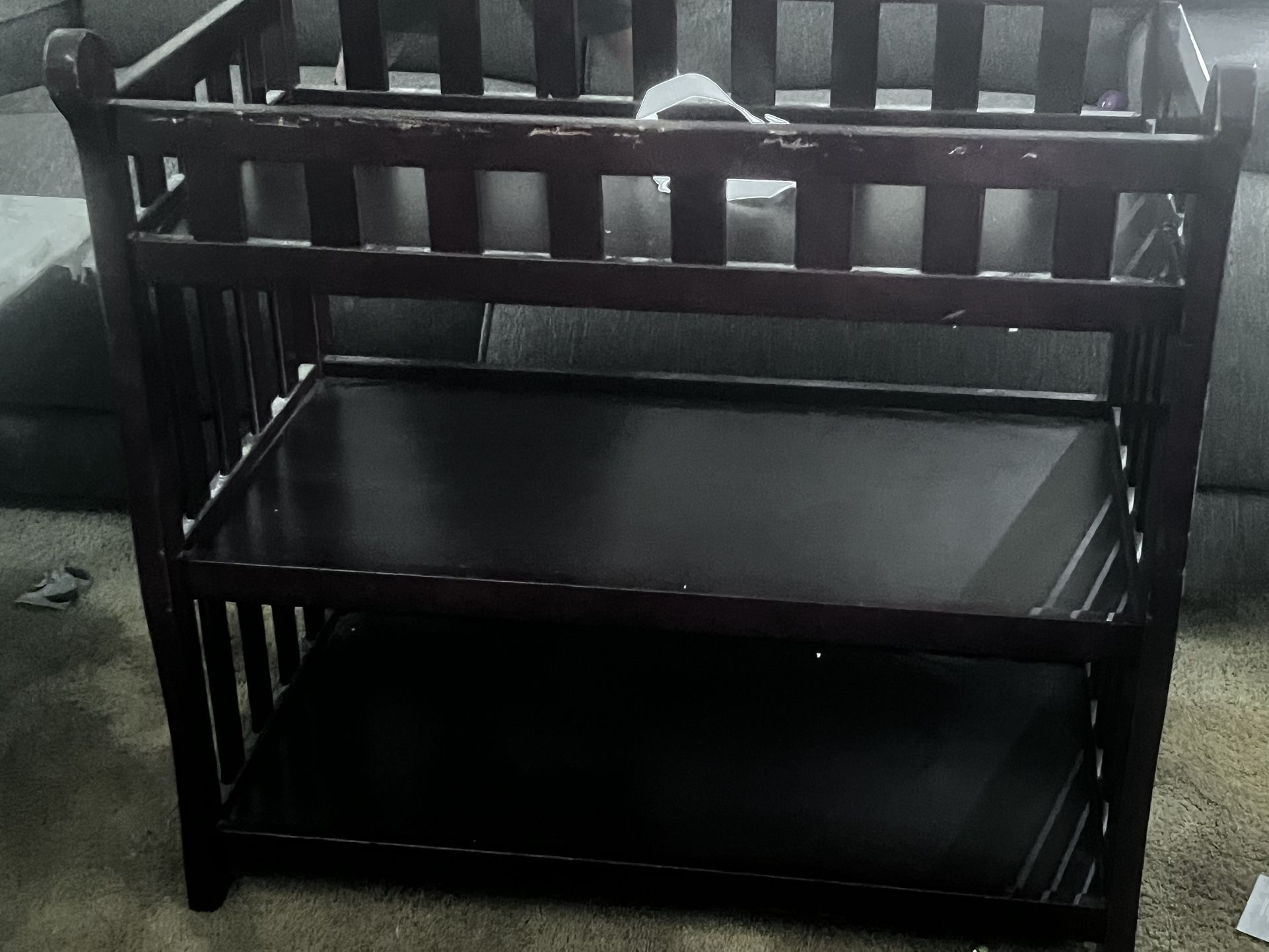 Wooden Changing Table