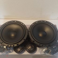 MB QUART 1 PAIR 6.5" 140 WATTS COMPONENT SET WITH CROSSOVER  CAR SPEAKER (. BRAND NEW PRICE IS LOWEST INSTALL NOT AVAILABLE )