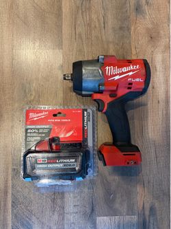 Milwaukee m18 1/2” High Torque 🔥 Impact wrench with NEW 6.0 high output battery m18