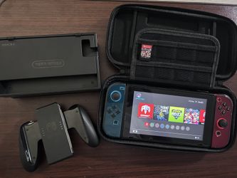 Nintendo Switch 1 Generation With Mario Kart Game+ Case And Screen Protector 