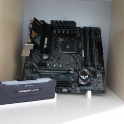ASUS TUF Gaming Motherboard + 32GB Corsair Vengeance RGB DDR4 (4x8GB)
