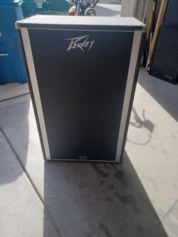 Peavey 2x15 Bass Cab With Ampeg Speakers