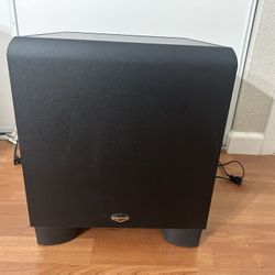 KLIPSCH KSW-10 225W POWERED SUBWOOFER, 10” WOOFER.