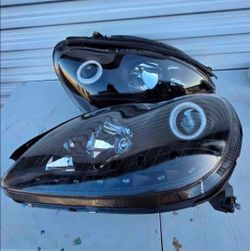 00-06 Mercedes Benz S Class W220 LED DRL Projector Headlights Luces Focos Micas Faros Faroles Headla