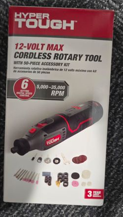 Hyper Tough 12V Max Cordless Rotary Tool with 40-Piece Accessory Kit