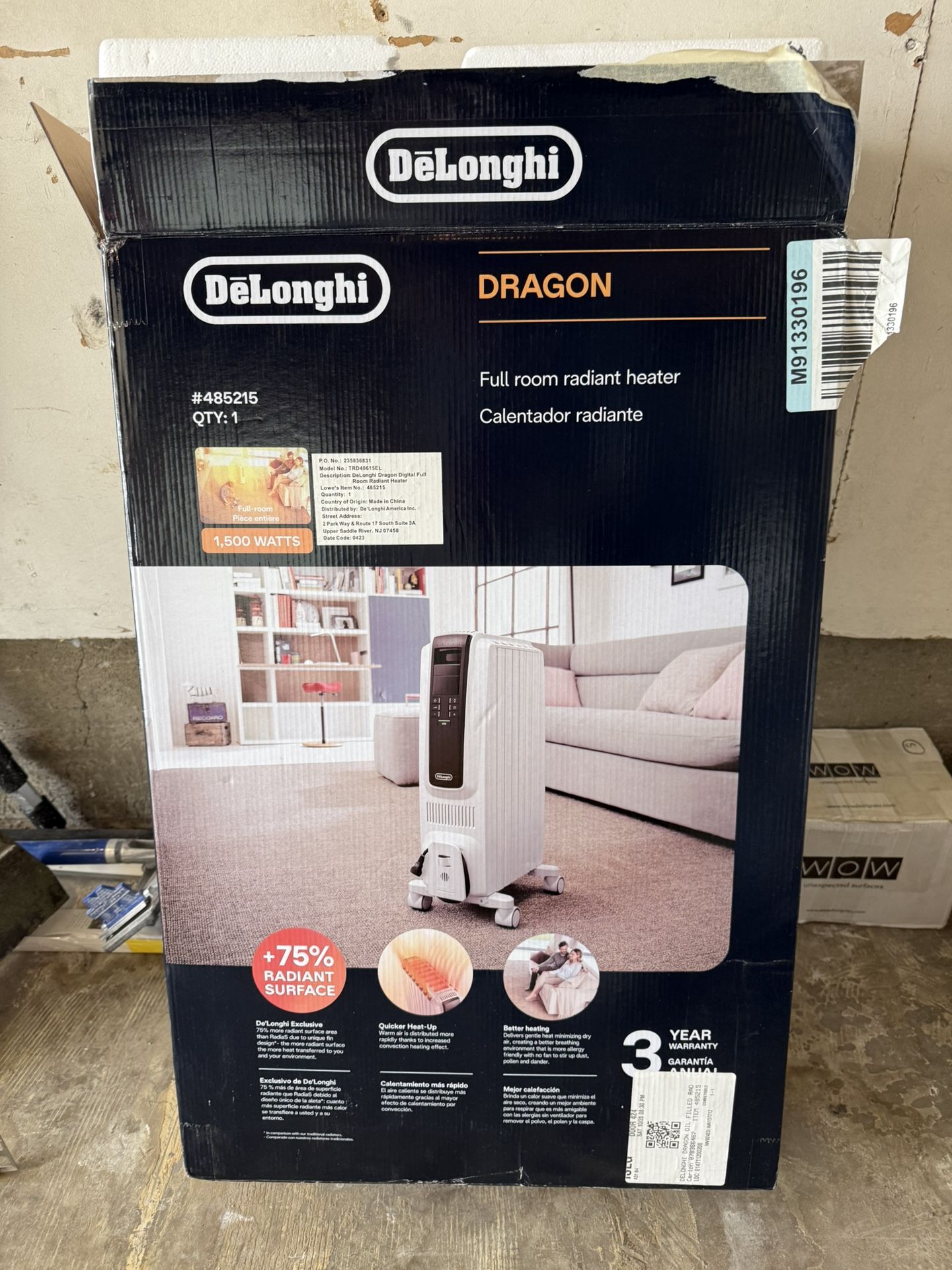 Delonghi Room Heater