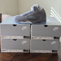 Sizes 4.5y, 5y, 5.5y - Jordan 5 “Wolf Grey”