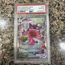 Pokemon Gengar VMAX PSA 10