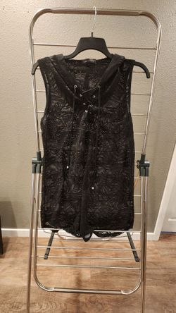 Black swimsuit dress size L
