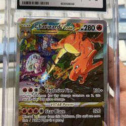 English CGC 10 Charizard VStar SWSH262, Mewtwo VStar GG 44 -  Battle Set