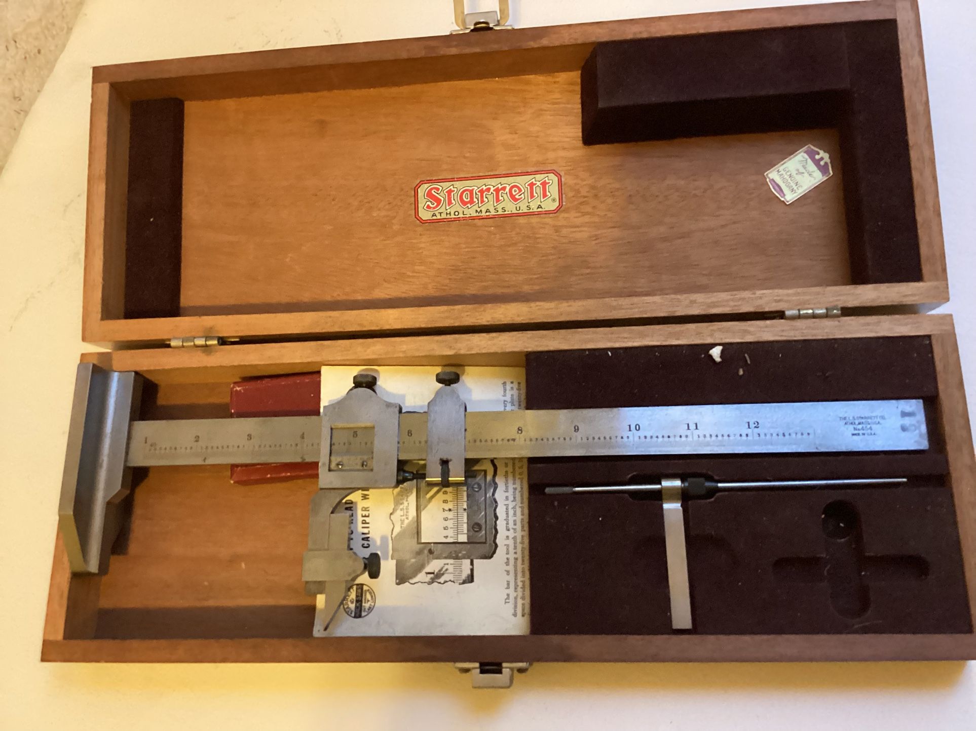 Starrett Vernier Height Gage