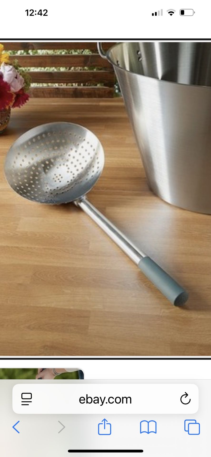 Colador Grande Para Las Carnitas Nuevo De Princess House 