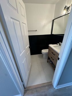 Bathroom remodeled