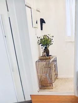 Solid Stainless Steel Modern Entry Table or TV Stand