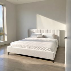Bed Frame White New