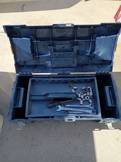 Large toolbox with tools Irwin crown Royal USA no offers no trade 75th Ave Indian School serious buyers only please 20 cash for all